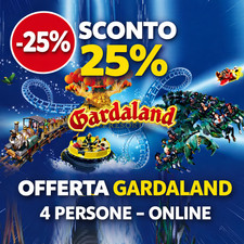 Gardaland Sconto 25% Per 4